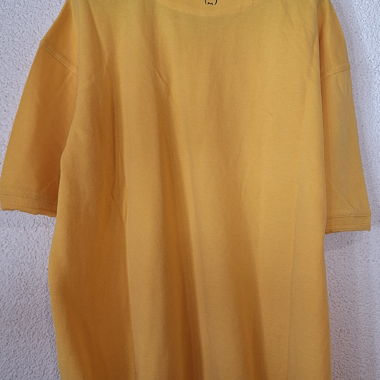 Yellow Polo Shirt with Chest Pocket XXL