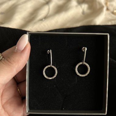 Hanging Hoop Earrings