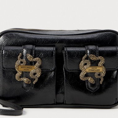Just Cavalli ICONIC SNAKES POCKETS - Umhängetasche