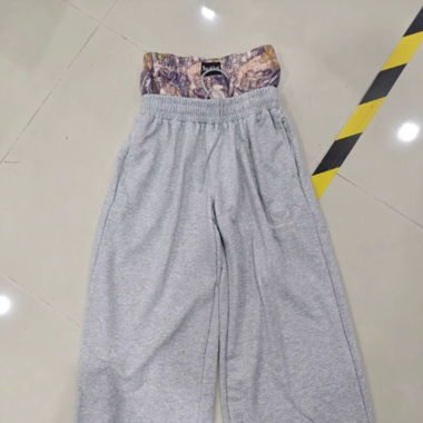 Sweatpants mit doppelter Taille