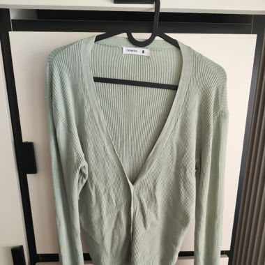 Cardigan en sauge