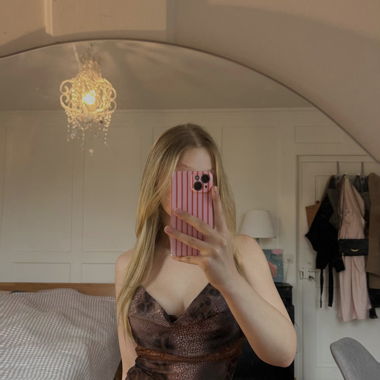 Spaghetti-Top mit Animalprint
