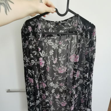 Transparente Bluse