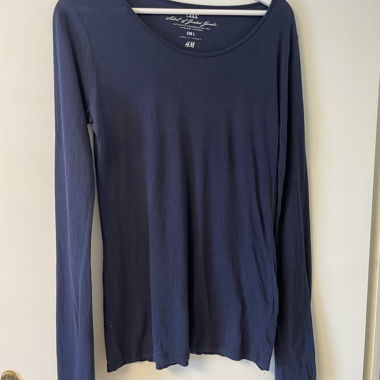 Basic Langarmshirt (H&M)