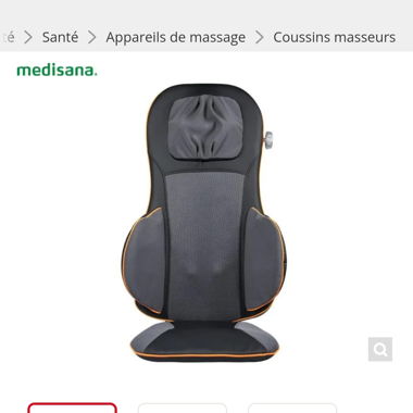 Medisana Housse de siège de massage 