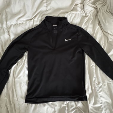 Top da corsa Nike Dri-Fit XS Nero
