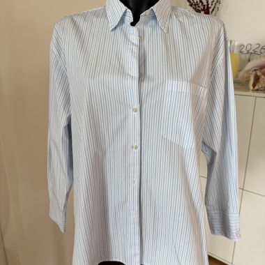 Striped Button-Up Shirt