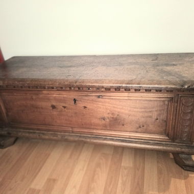 Antiker Holzkoffer