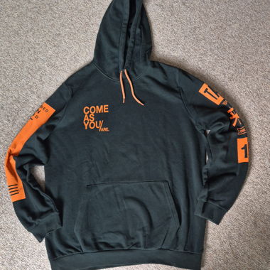 Green Hoodie with Print