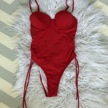 Red One-Piece Swimsuit