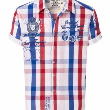 Chemise à carreaux Camp David