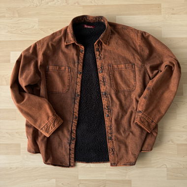 Chemise/Veste en jean avec shearling Supreme