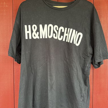 H&M Moschino T-Shirt black L
