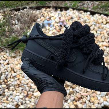 Custom nike Air Force 1 schwarz