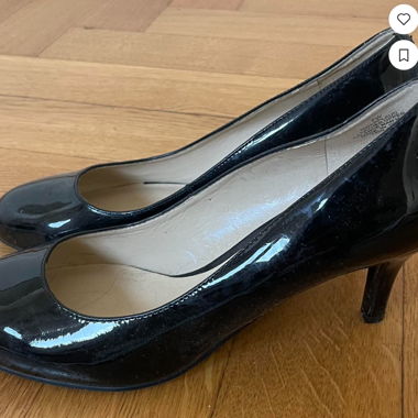 Black Nine West Class Heels
