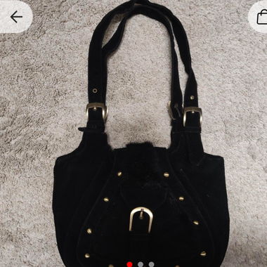 Sac midi avec détails en fausse fourrure