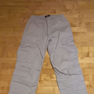 Cargohose hellgrau