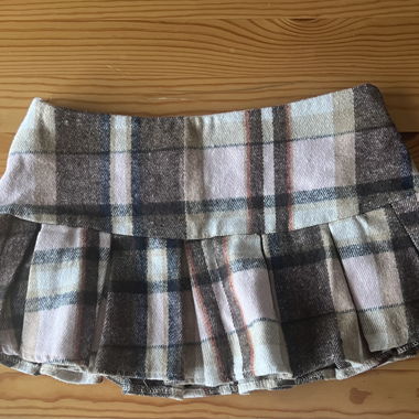 Checked Mini Skirt