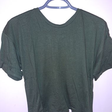 T-shirt mit Schnürrsenkel