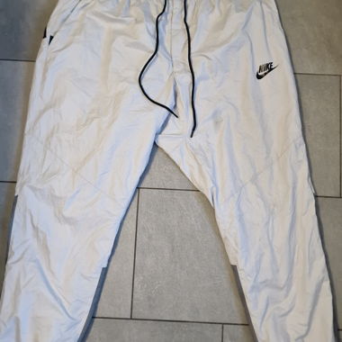 Pantaloni da allenamento Nike bianco/grigio XXL