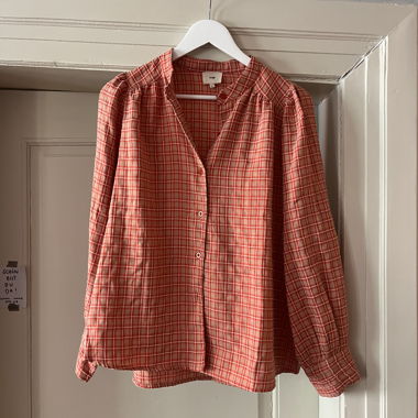 Camicia a quadri rossa