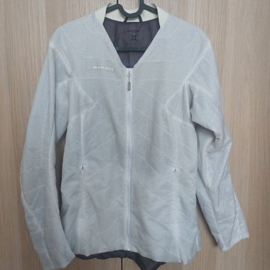 Giacca bomber bianca leggera Mammut