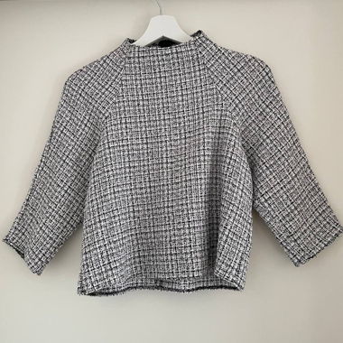 Vintage Elegant Short Blouse