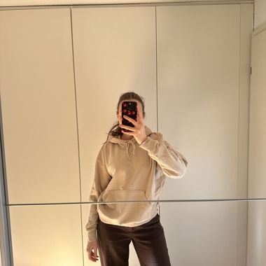 Hoodie beige