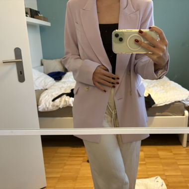 Oversized Blazer Lila