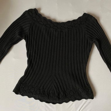 Top in maglia vintage