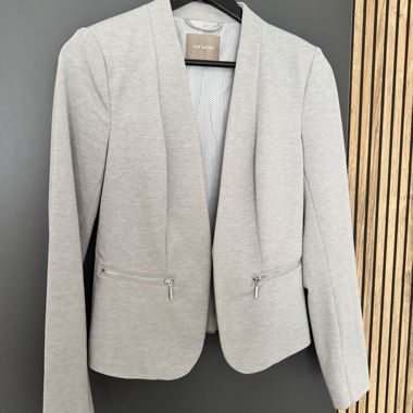 Blazer Orsay gris clair avec poches zippées