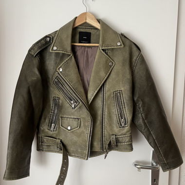 OVERSIZE BIKER JACKET