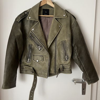 OVERSIZE BIKER JACKET