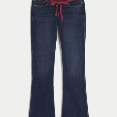 Jeans Hollister Petite à taille basse (bootcut)