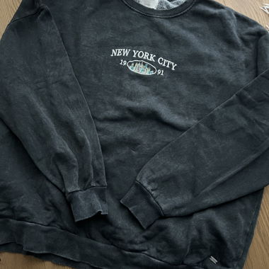 Sweatshirt New York City gris