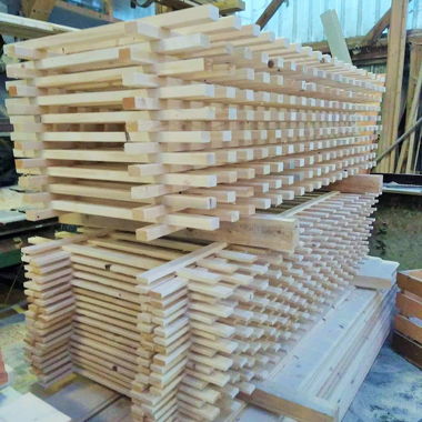Paraneve e Barriere H.78 Lungh.200 Legno Svizzero