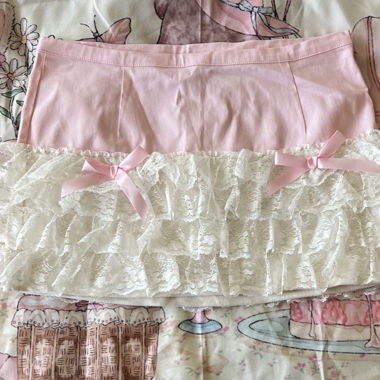 Gonna rosa in pizzo CHÉRIE LOU