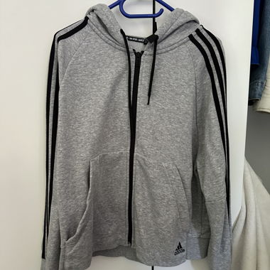 Veste à capuche Adidas grise