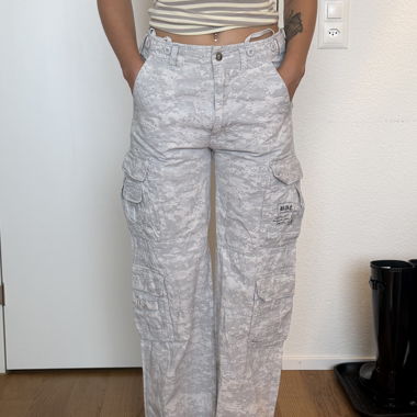 Light Camo Cargo Pants