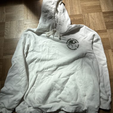 White Hoodie with Print