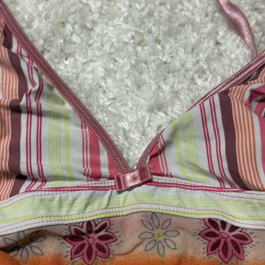 Top coloré y2k à col halter