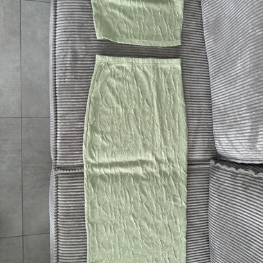 Ensemble jupe et haut vert