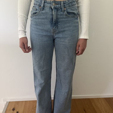 Jeans taille mi-haute
