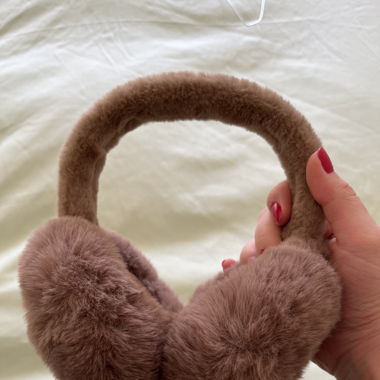 Fluffy ear warmers