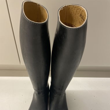 Aigle Reitstiefel Gummistiefel mit Leder 36