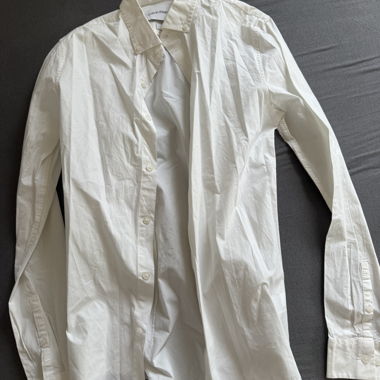 2x Camicia bianca a maniche lunghe