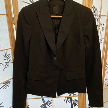 Schwarzer Blazer