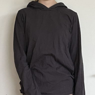 dark grey hoodie