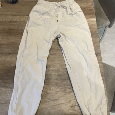Pantaloni baggy bianchi