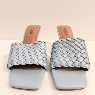 Blaue Sommer-Sandalen, geflochten, Gr. 37 - Neue!